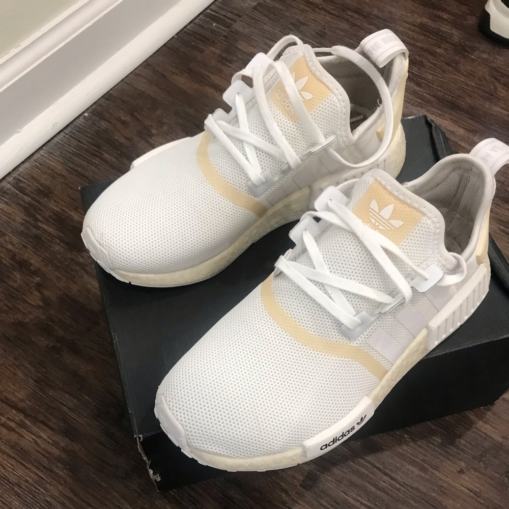 All white Adidas